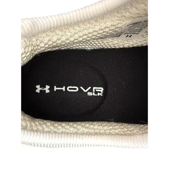 Under Armour UA Instant Icon Hovr Slk Shoes Womens 8 White Gym Run Work No Laces - Picture 4 of 10